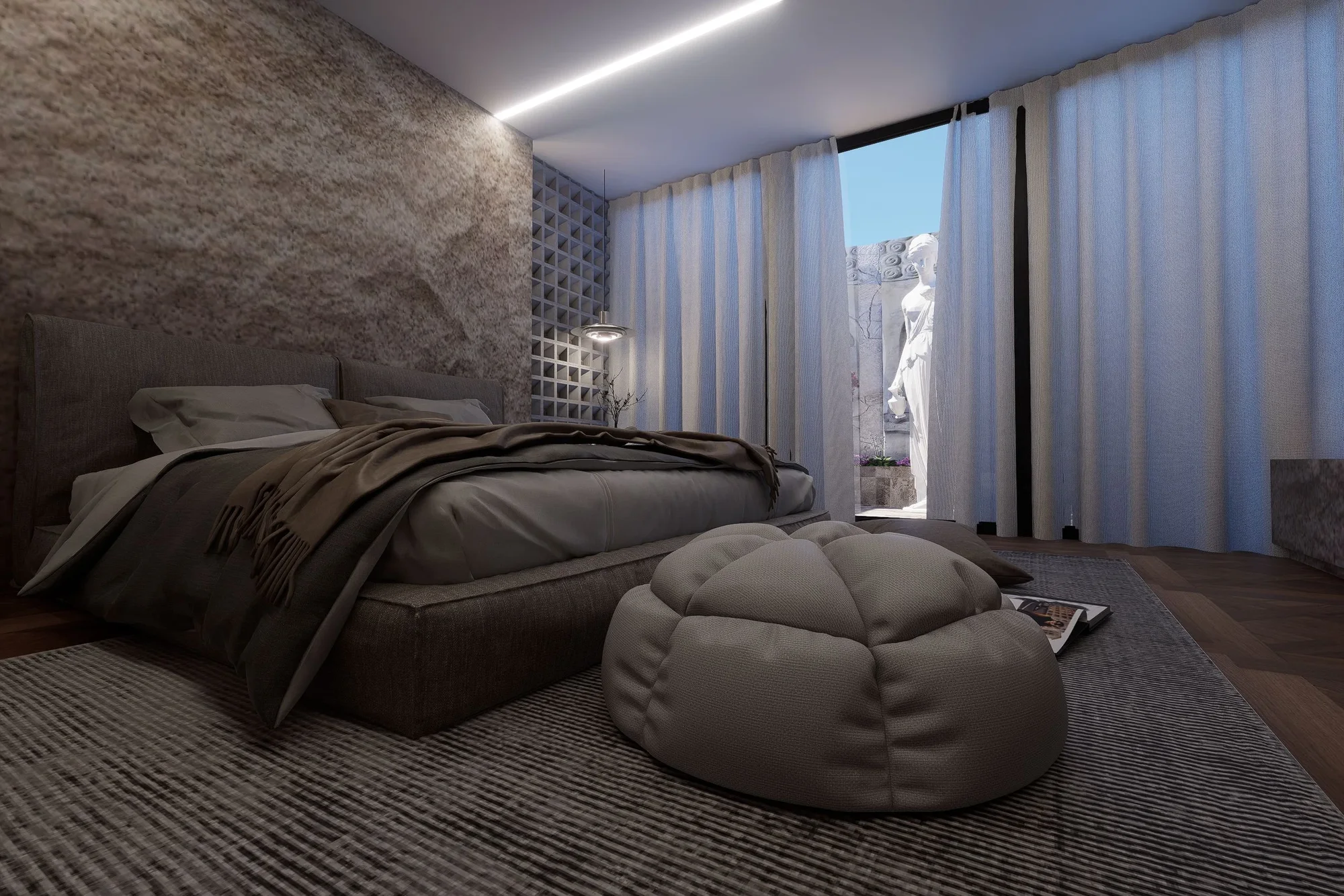 Private Villa Interior Concept — Emirates Hills, Dubai — galeri görseli 2