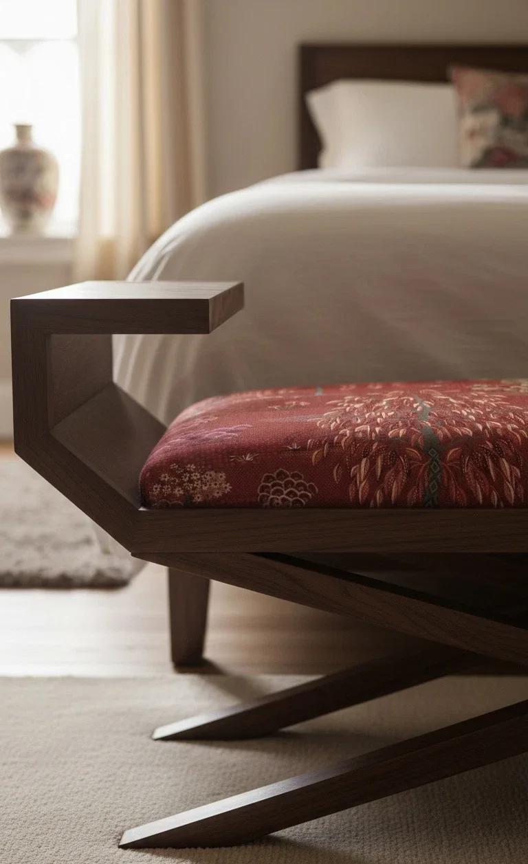 Royal Class Bench – Crimson Edition — proje görseli 1